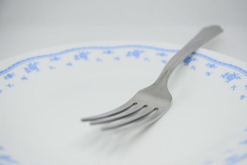 Free stock photo of dish, fork, plate Stock Photo