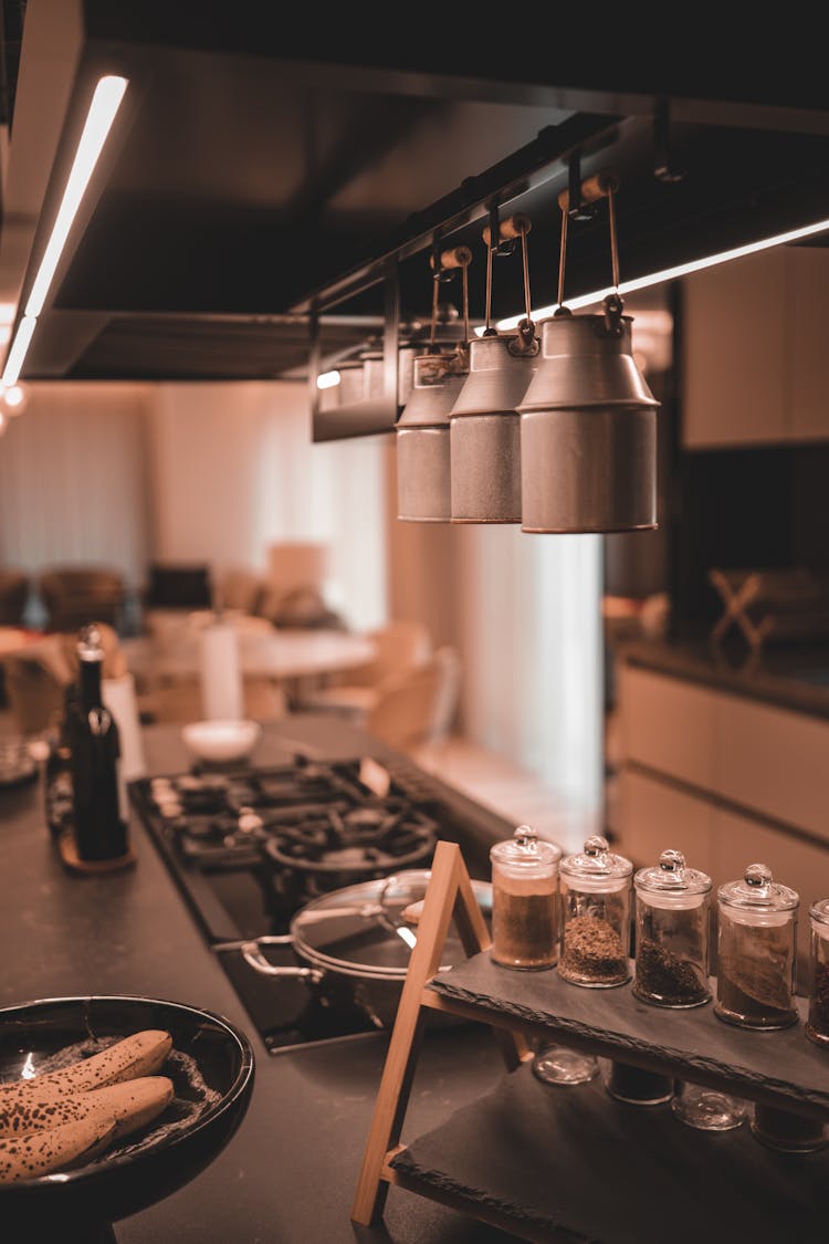 A Stove In A Kitchen