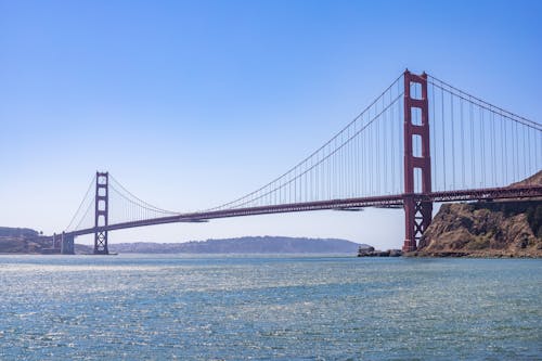Gratis lagerfoto af californien, golden gate bridge, hængebro