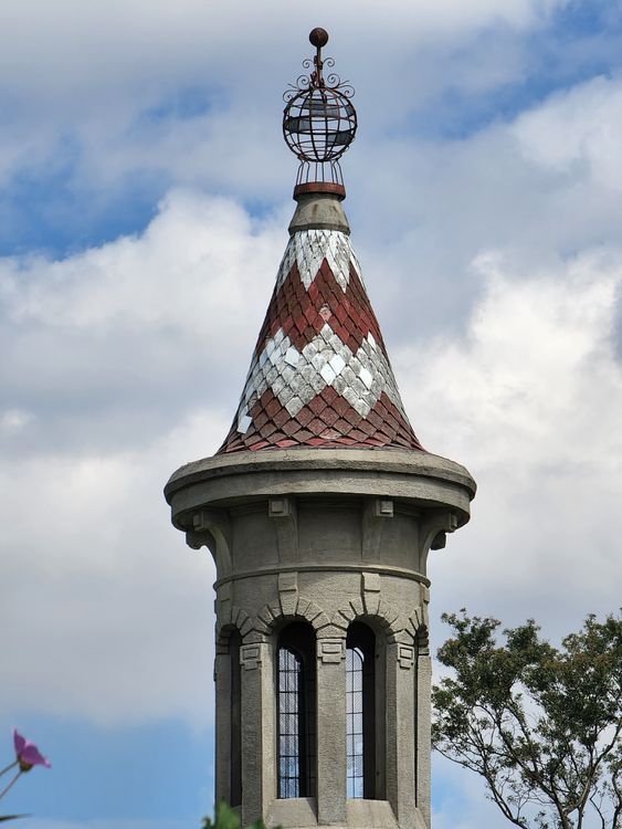 Spired Building Spired Tower with Spherical Finial · Free Stock Photo