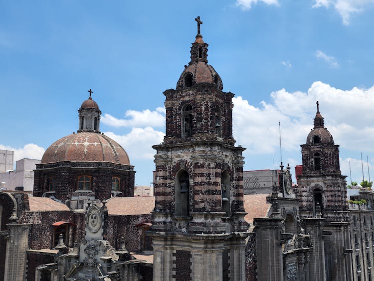 Church Of San Felipe Neri Under Blue Sky