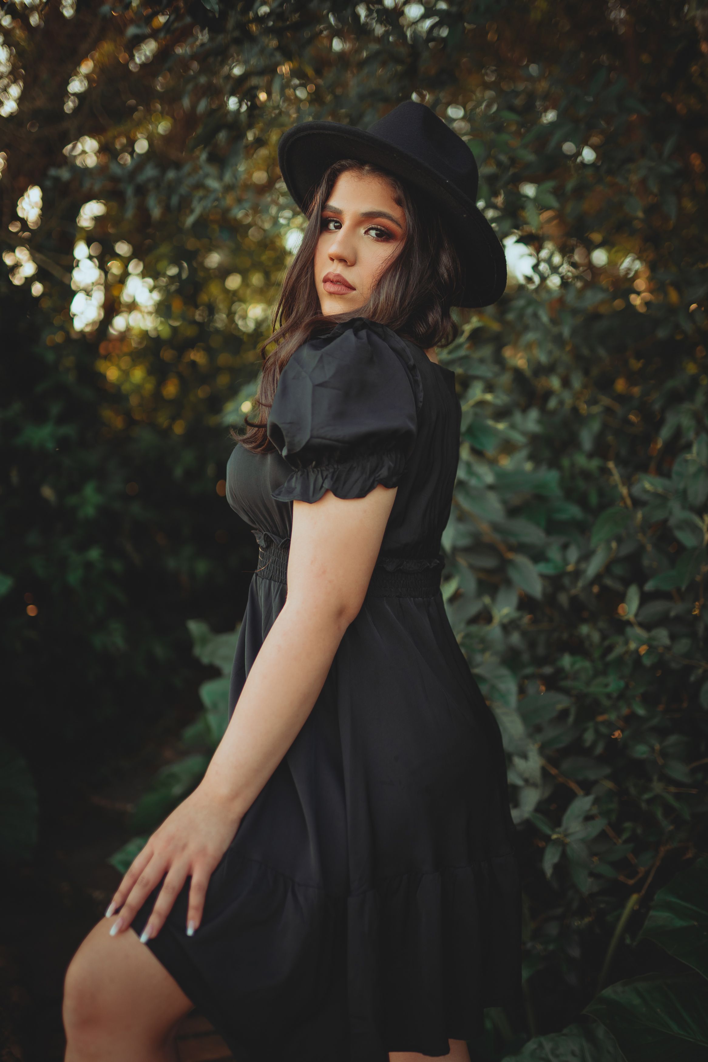 cool woman in black dress Long Cool Woman In a Black Dress