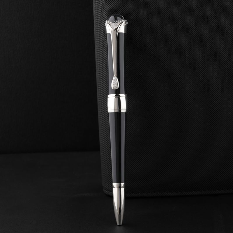 Heritage engraved corporate pen — customized pens by Bafna Corporate Gifts Mumbai