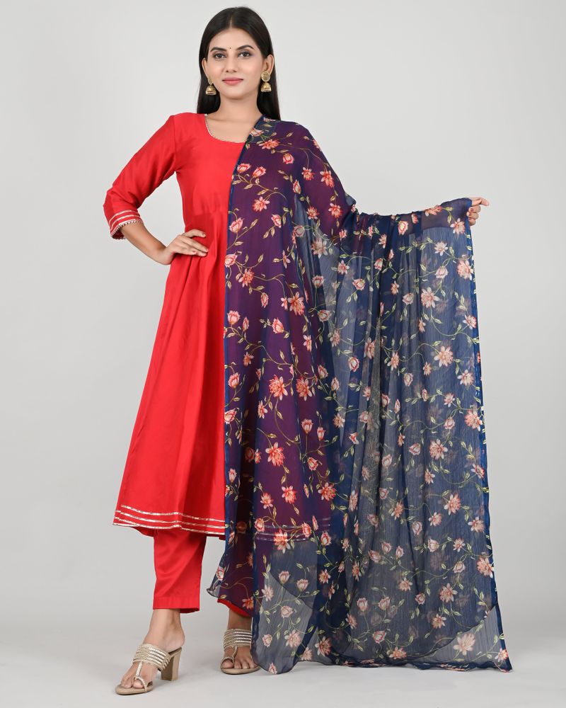Ladies suit with dupatta preview
