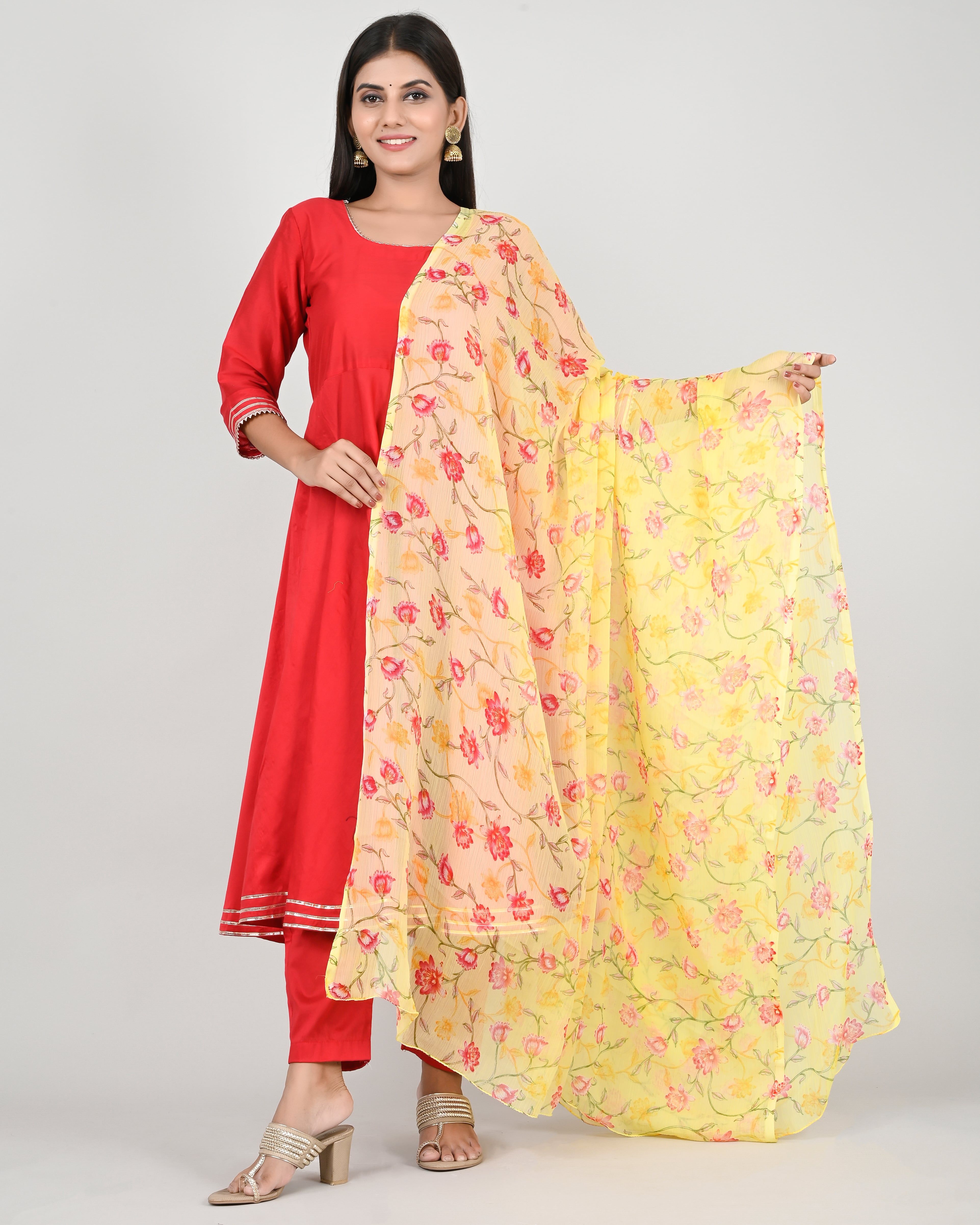 Phulkari Embroidered Dupatta