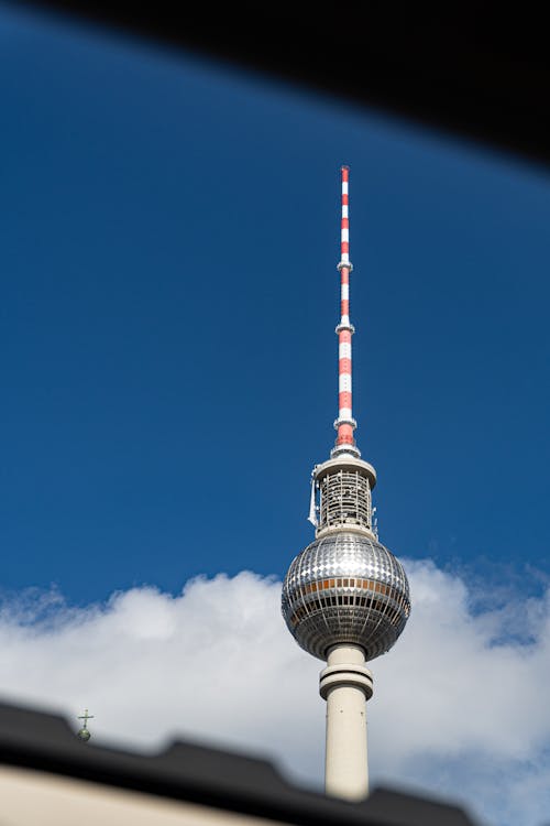Ingyenes stockfotó alacsony szögű felvétel, berlin, berlini tévétorony témában