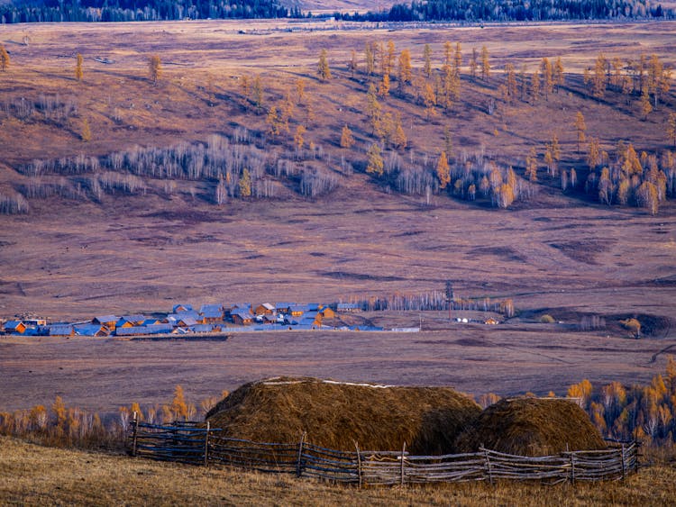 Haystack On Mountain Area