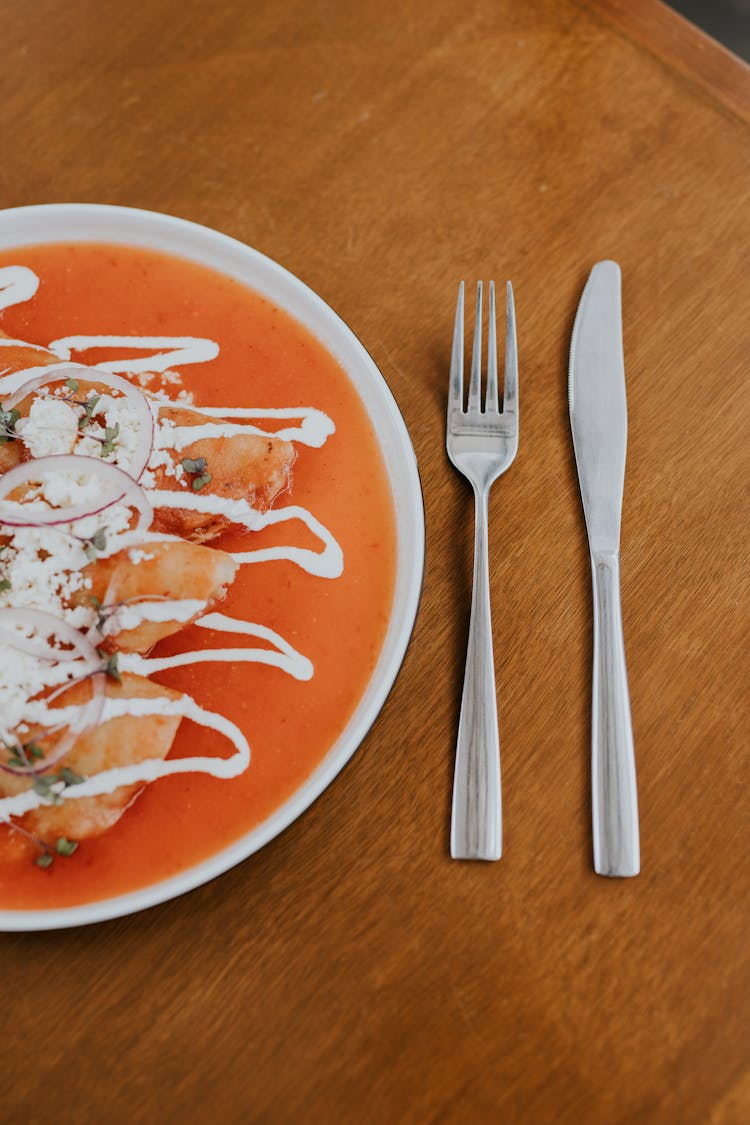 Fork And Knife On The Table