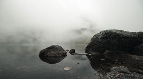 구름, 바위, 박무의 무료 스톡 사진