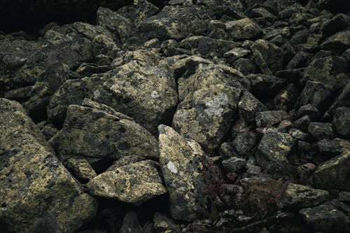 Close-up of a Granite Rock Pile 