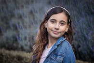 Portrait of a Girl in Denim Jacket