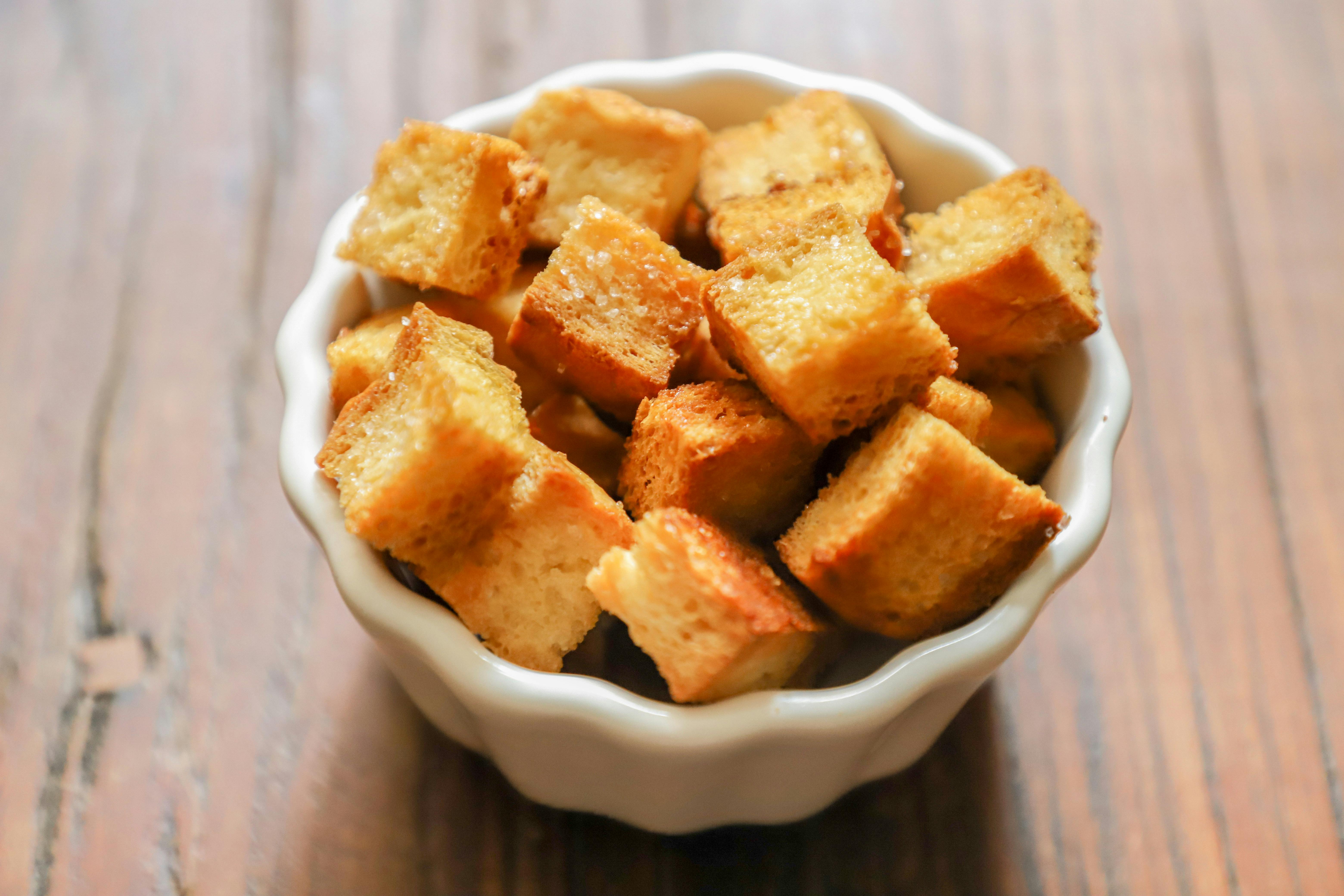 Tofu On White Bowl · Free Stock Photo