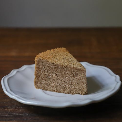 Sliced Cake On White Plate