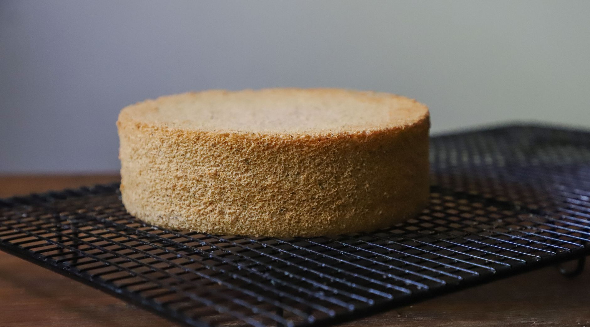 A cake in the oven