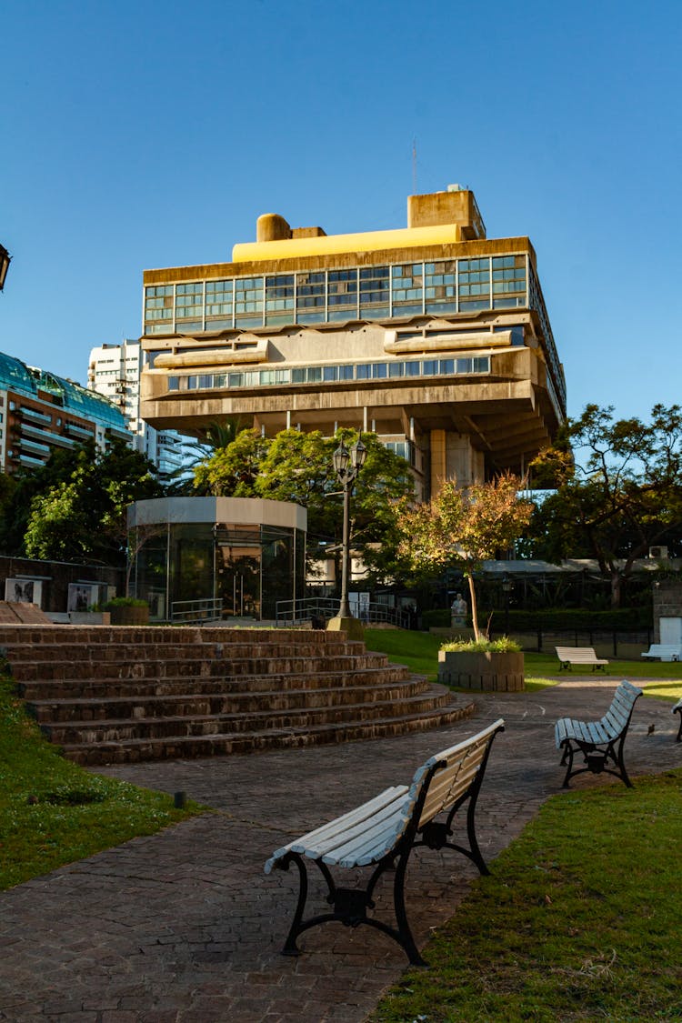 The Plaza Del Lector Park In Buenos Aires Argentina