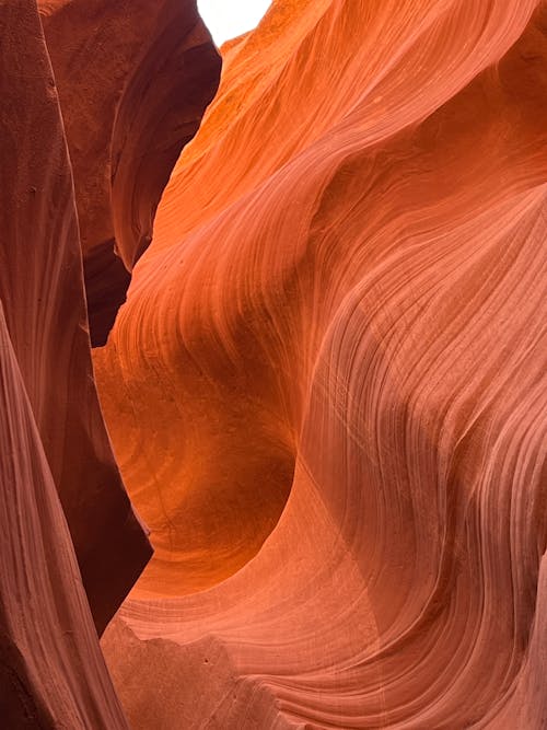 Brown Rock Formation in Close-Up Photography