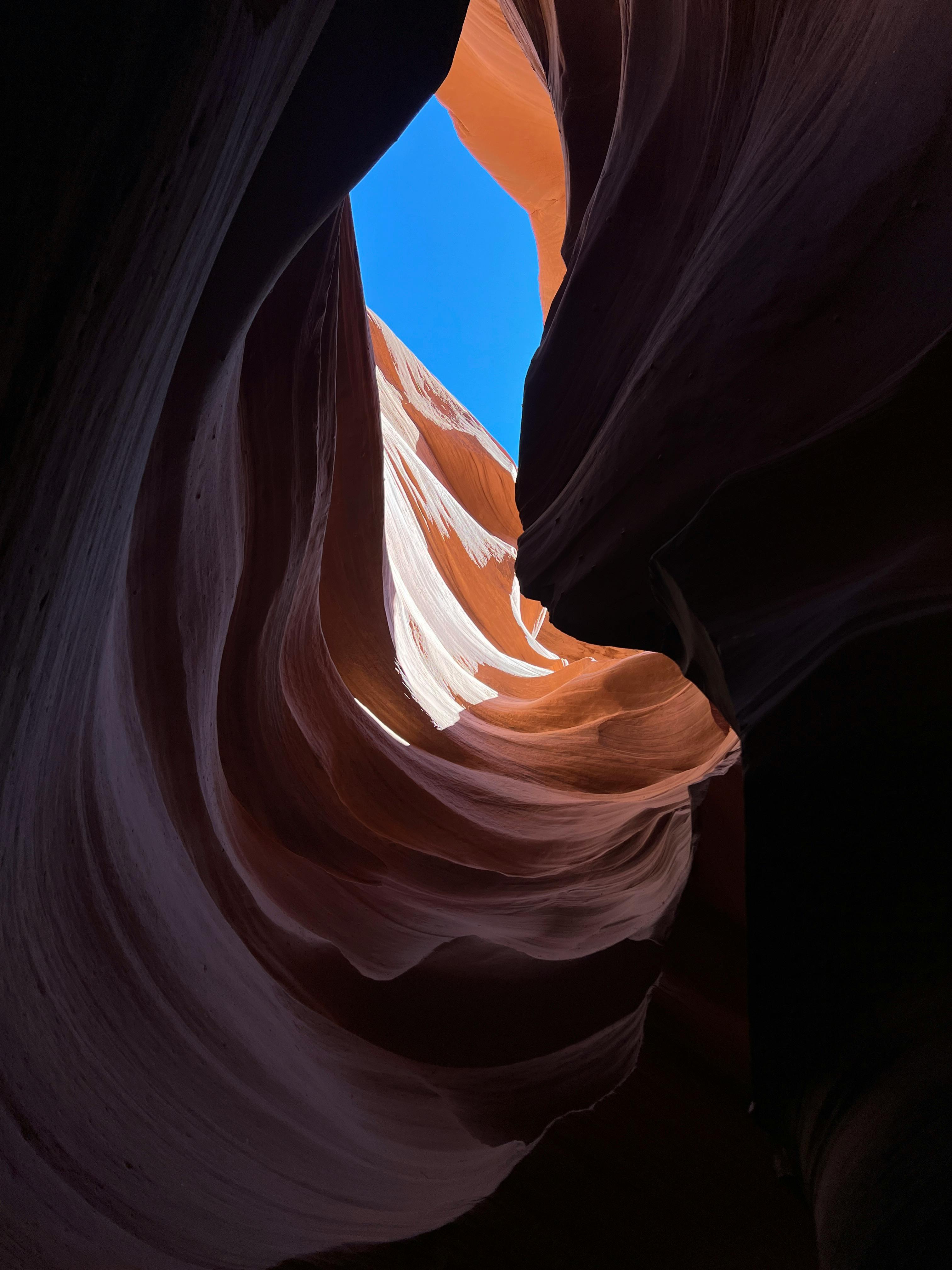 photo of the antelope canyon