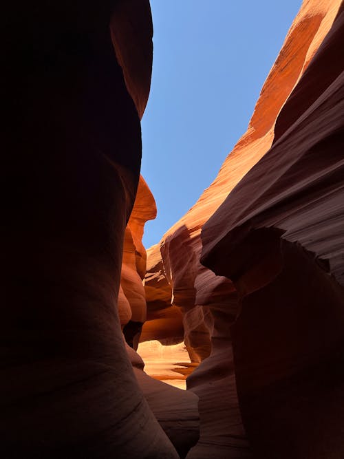 alt antilop kanyonu, boğaz, cep telefonu duvar kağıdı içeren Ücretsiz stok fotoğraf