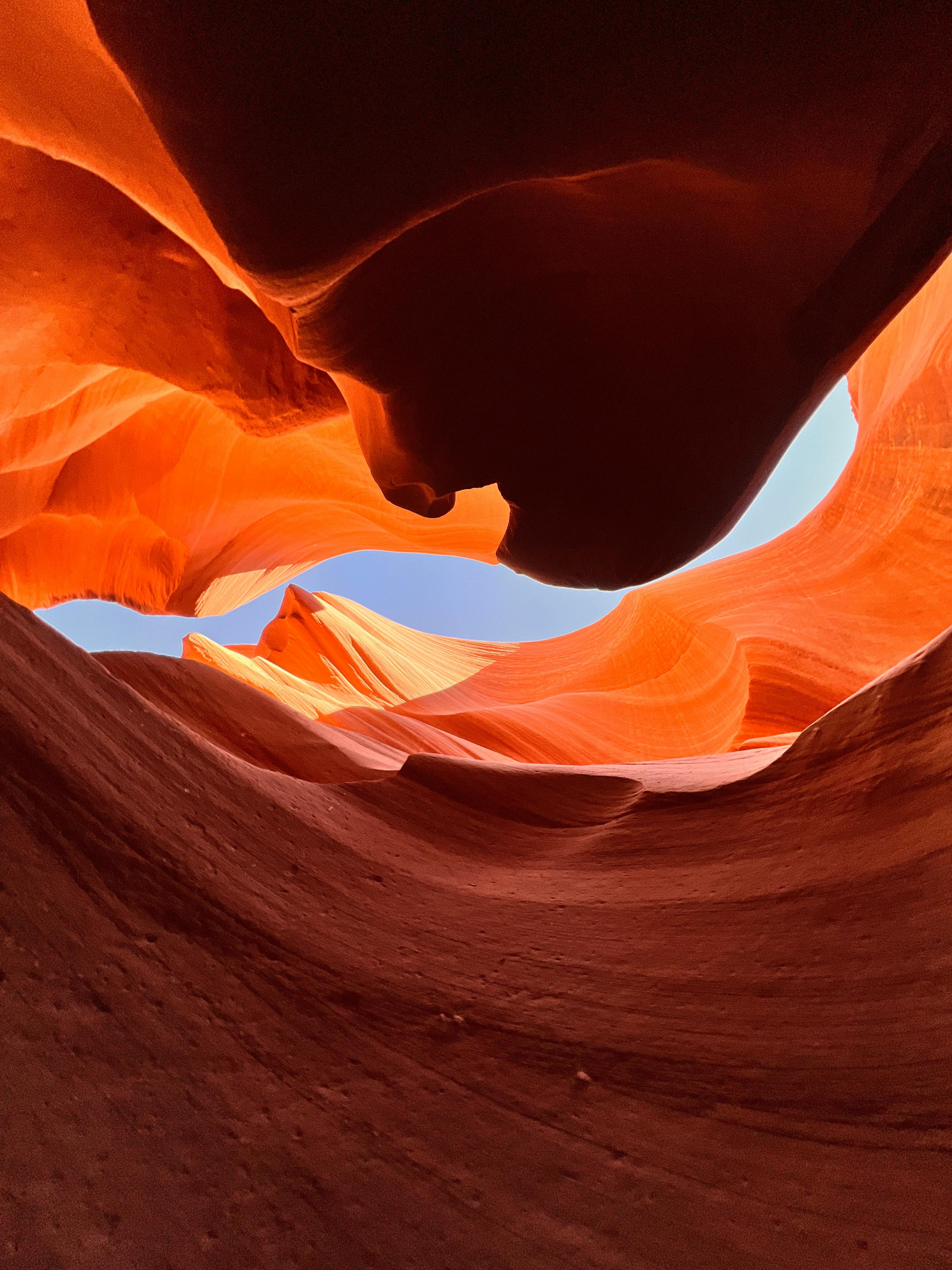 brown rock formation