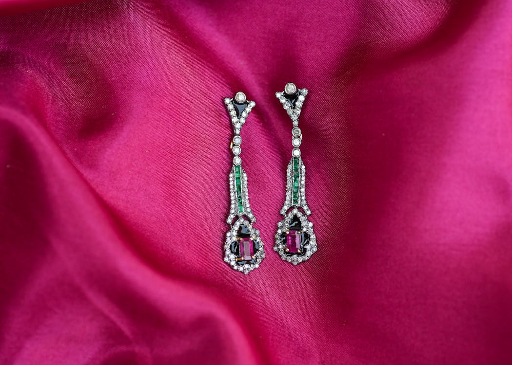 Pair of Bejeweled Earring