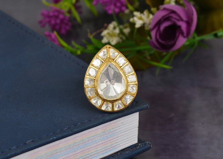 Jewelry On Top Of A Book