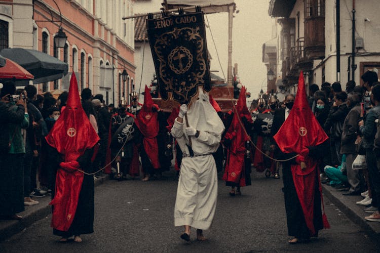 Religious Parade During The Holy Week 