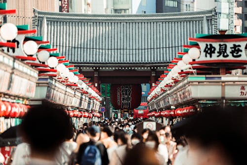 人群, 城市, 建造 的 免费素材图片