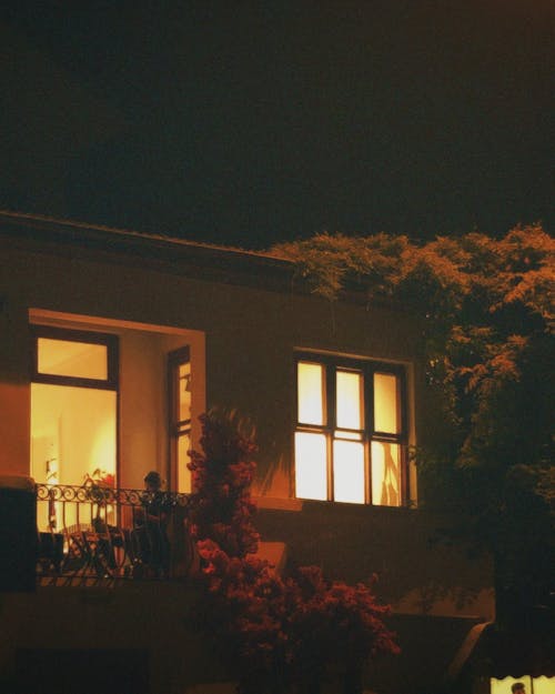 ฟรี คลังภาพถ่ายฟรี ของ กลางคืน, ซิลูเอตต์, บ้าน คลังภาพถ่าย