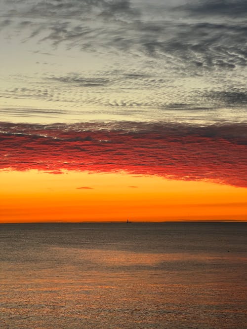 bezplatná Základová fotografie zdarma na téma moře, mraky, oceán Základová fotografie