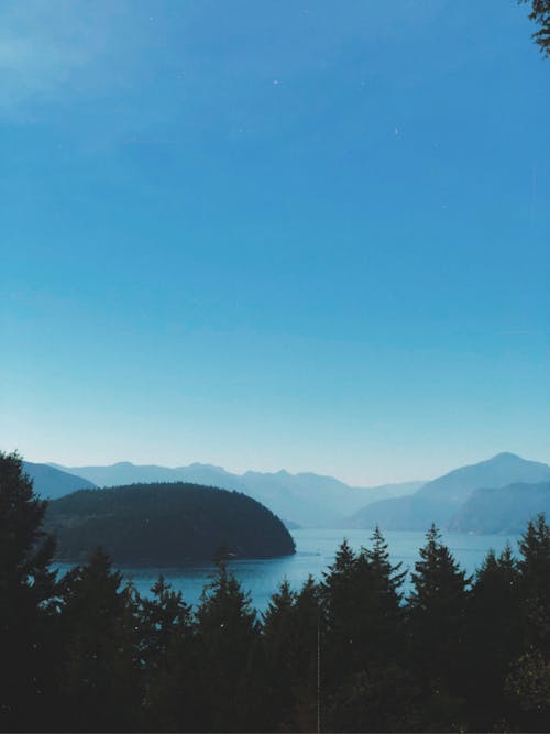 Clear Blue Sky over Islands