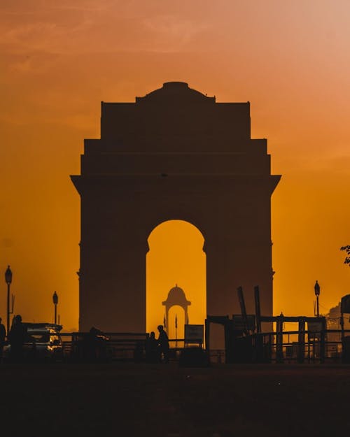 印度, 印度門, 地標 的 免費圖庫相片