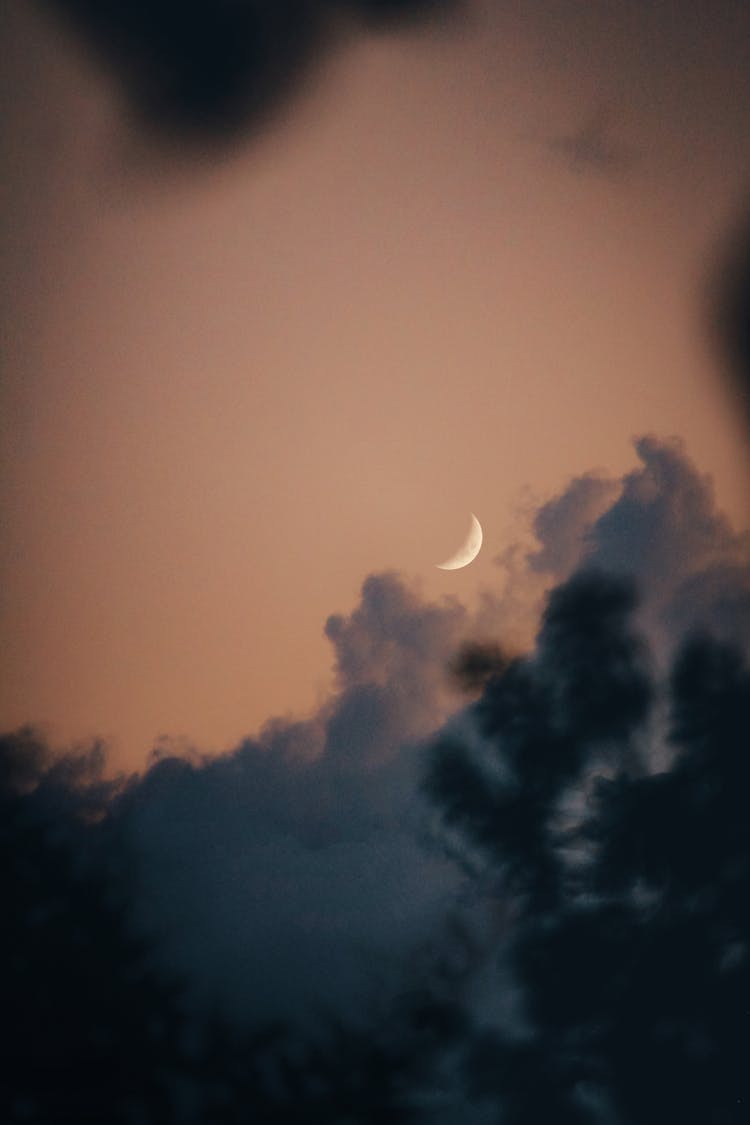 A Crescent Moon In The Sky 