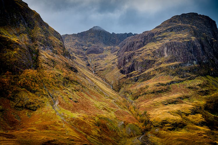 Glen Coe Ravine Highlands In Scotland