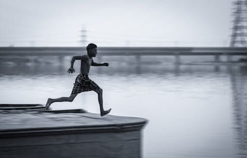 강, 남자, 달리는의 무료 스톡 사진