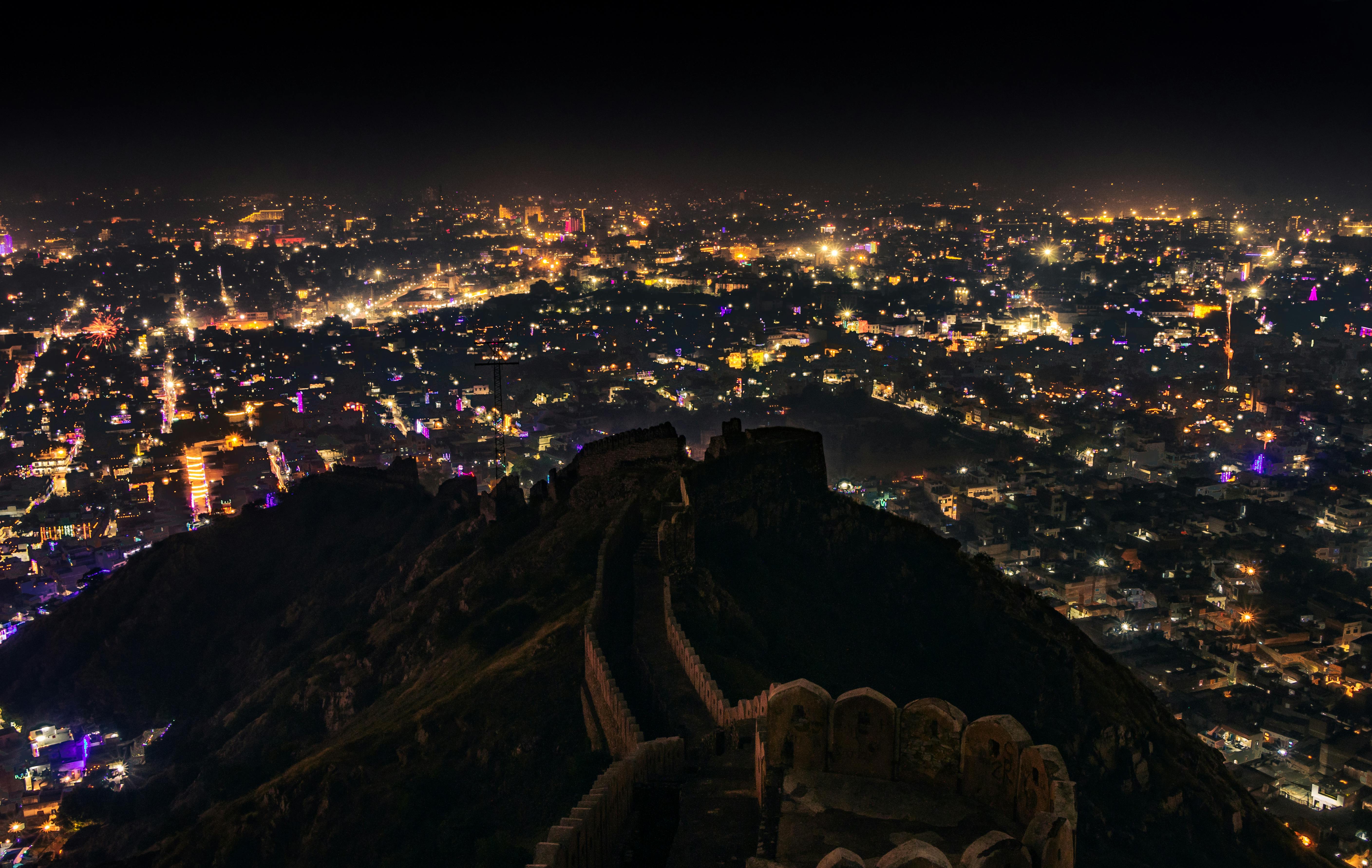 nahargarh fort at night