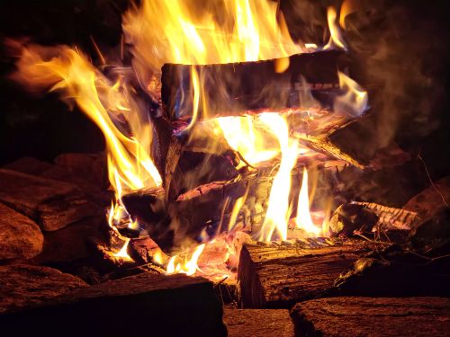 Free stock photo of burning wood, camp, campfire Stock Photo