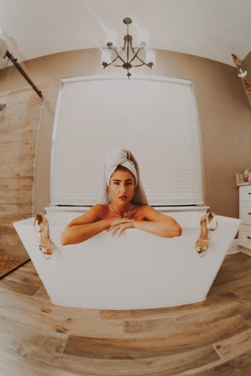 A Naked Woman in a Bathtub