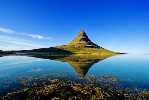 kirkjufell, 冰島, 反射 的 免費圖庫相片