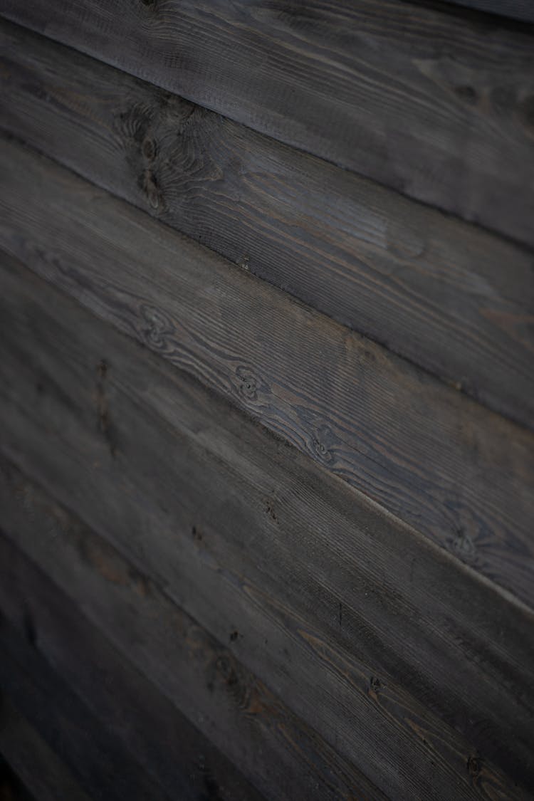 Dark Photo Of A Hardwood Wall