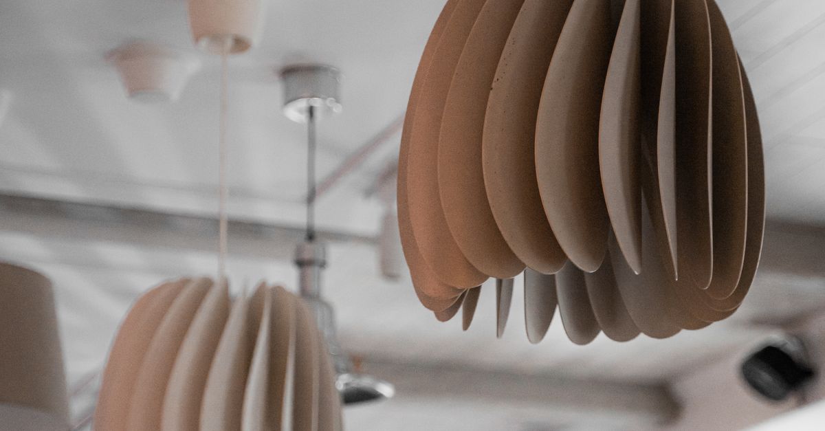 Contemporary pendant lighting in a minimalist interior, representing the home décor and lighting category