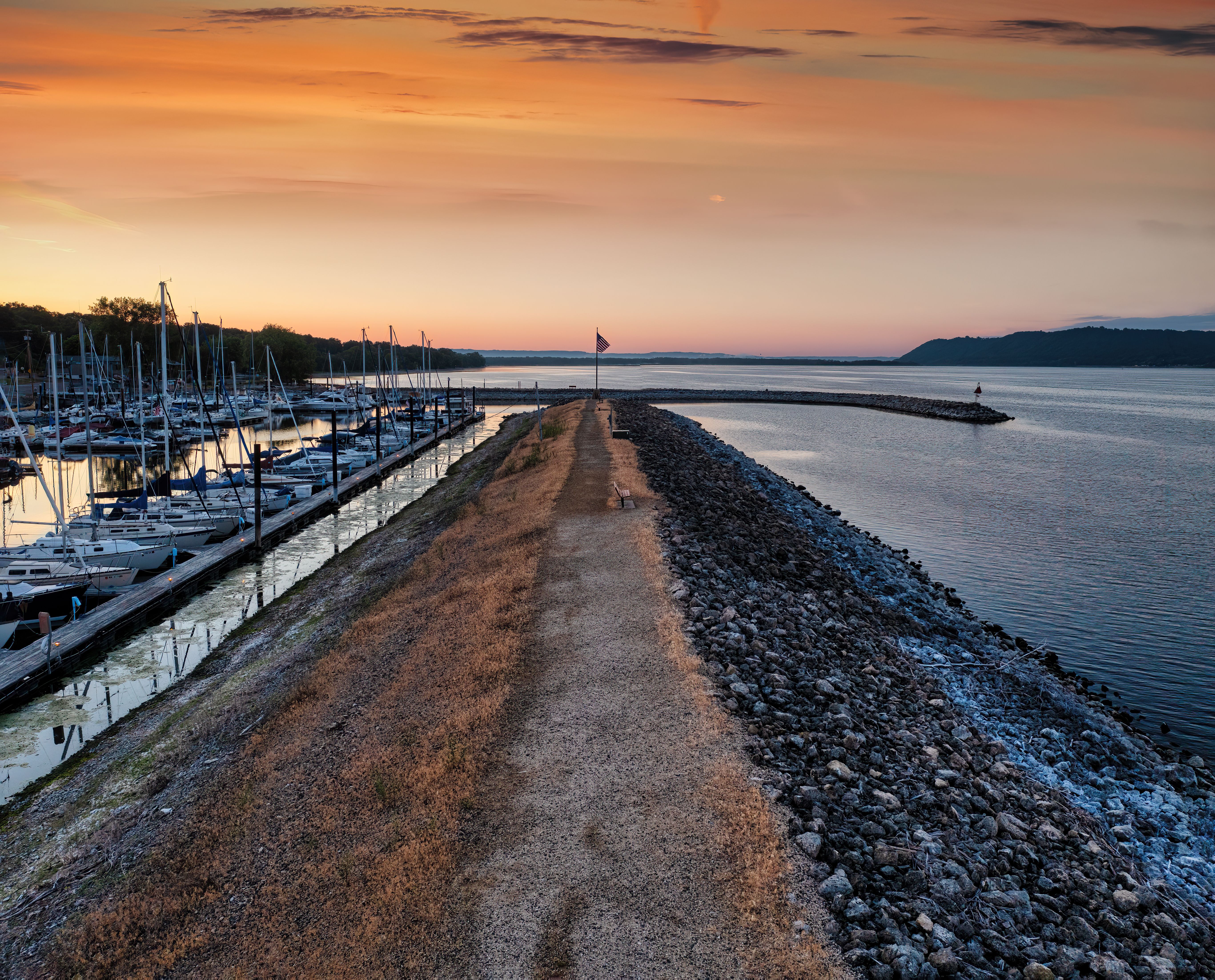 La véloroute des Champlain Islands