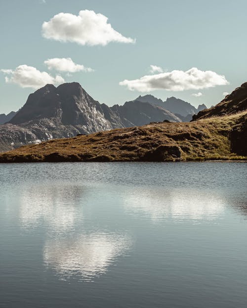 Placid Lake in the Mountain Valley