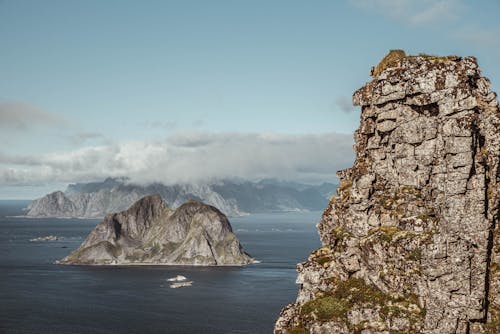 A Rock Formation on the Sea