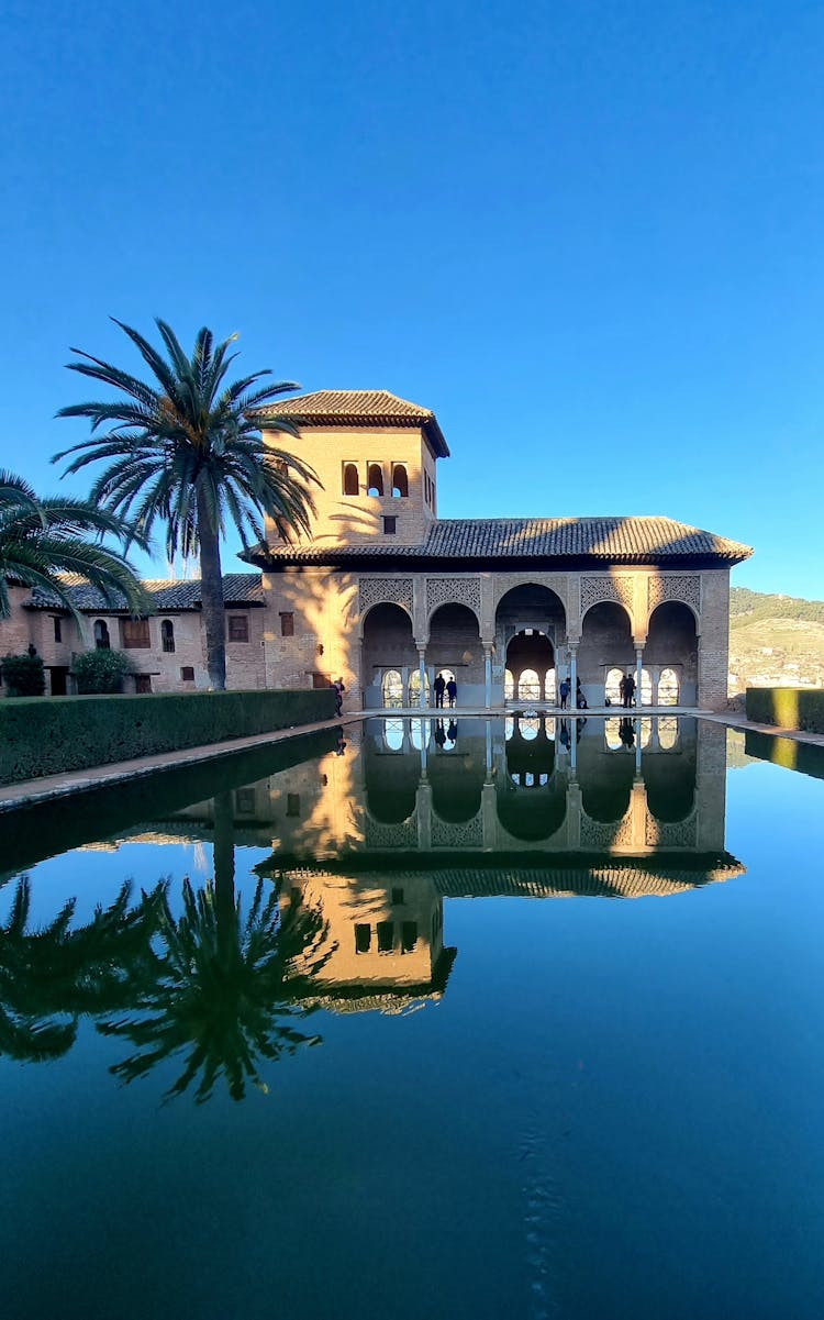 The Alhambra Palace In Granada Spain