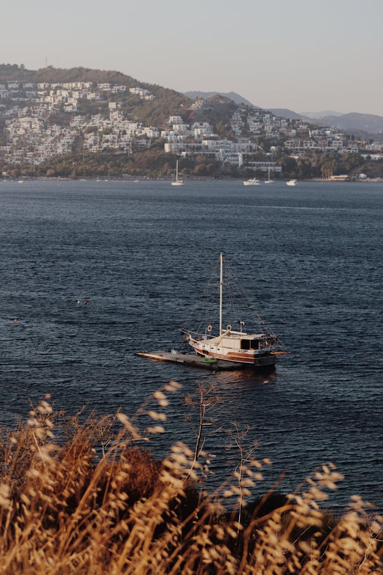 Trawler In Bay