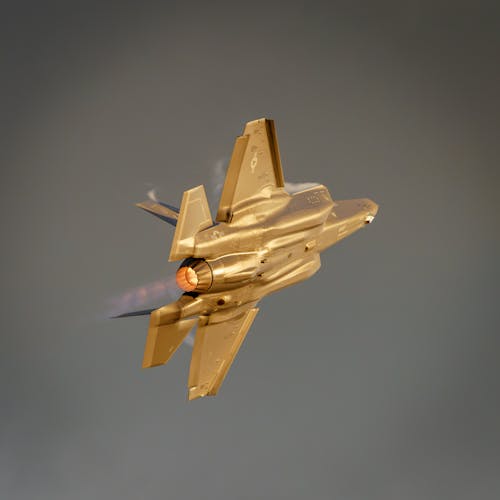 Free Lockheed Martin F-35 at Sanicole Airshow 2022 Stock Photo
