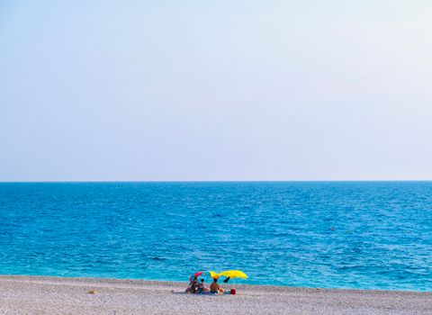 Capture of a tranquil day at Palasë Beach, Vlorë County, perfect for relaxation and outdoor enjoyment.