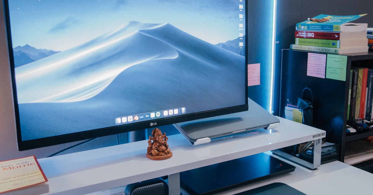Flat Screen Computer Monitor on a Desk · Free Stock Photo