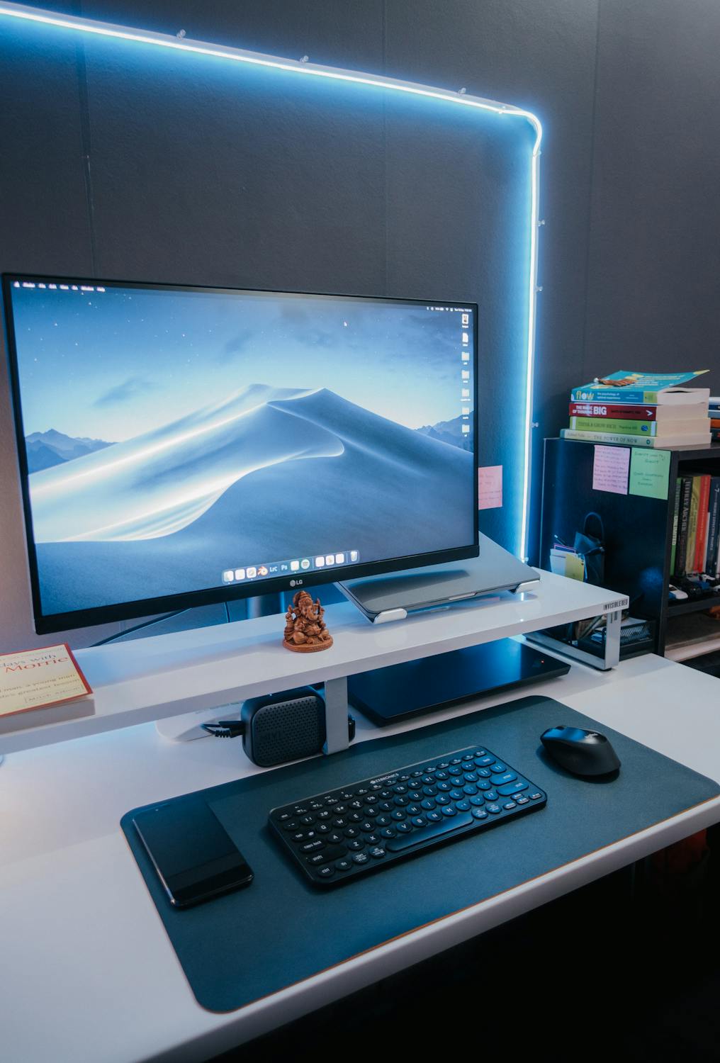 Flat Screen Computer Monitor on a Desk · Free Stock Photo