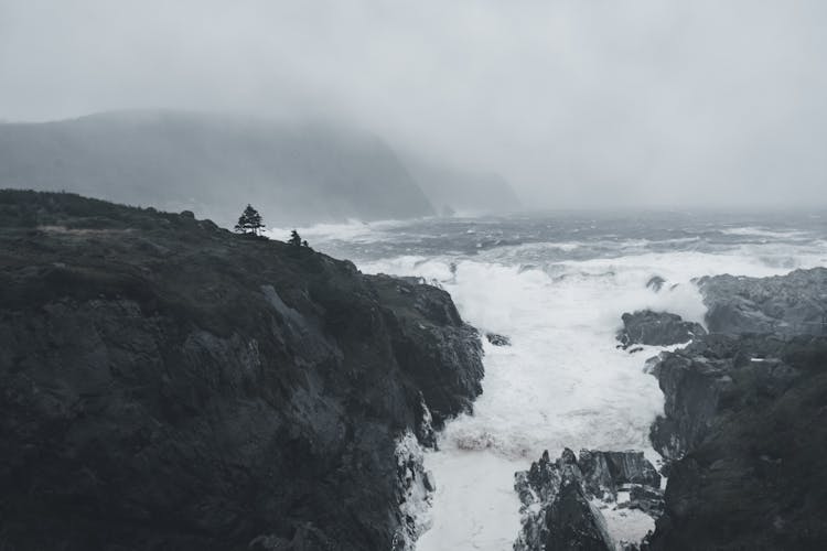 Photo Of A Rough Waterfall